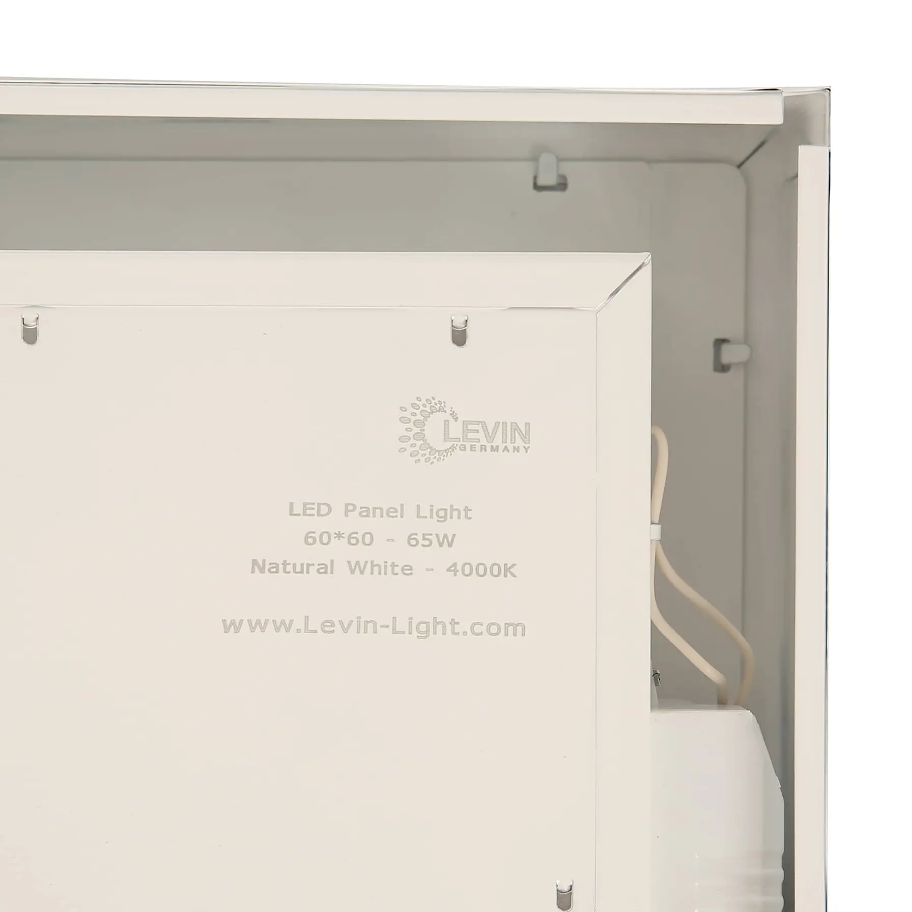 Levin LED Panel Light (60 x 60 cm, 65 W, Warm White)