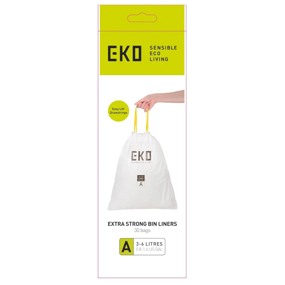 Eko Drawstring Bag pack (3-6 L, 30 Pc.)