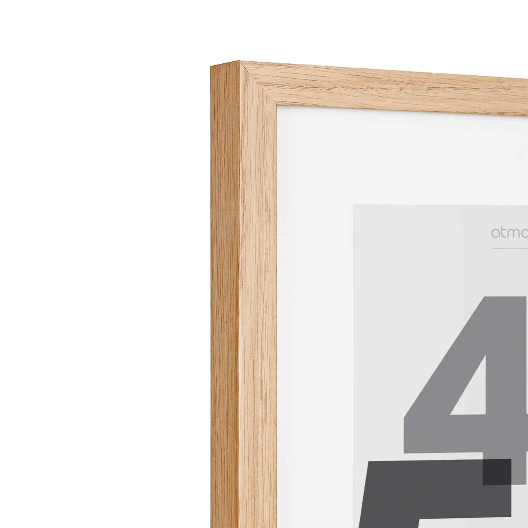 Atmosphera Wooden Photo Frame (42.6 x 3.5 x 52.6 cm, Natural)
