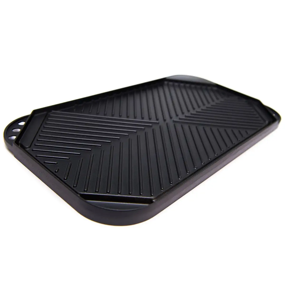 Grill Pro Non-Stick Cast Aluminum Griddle, 91652 (28 x 50 x 2.5 cm, Black)