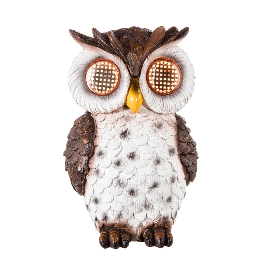 Premier Solar-Powered Owl W/Motion Effects (20 cm)