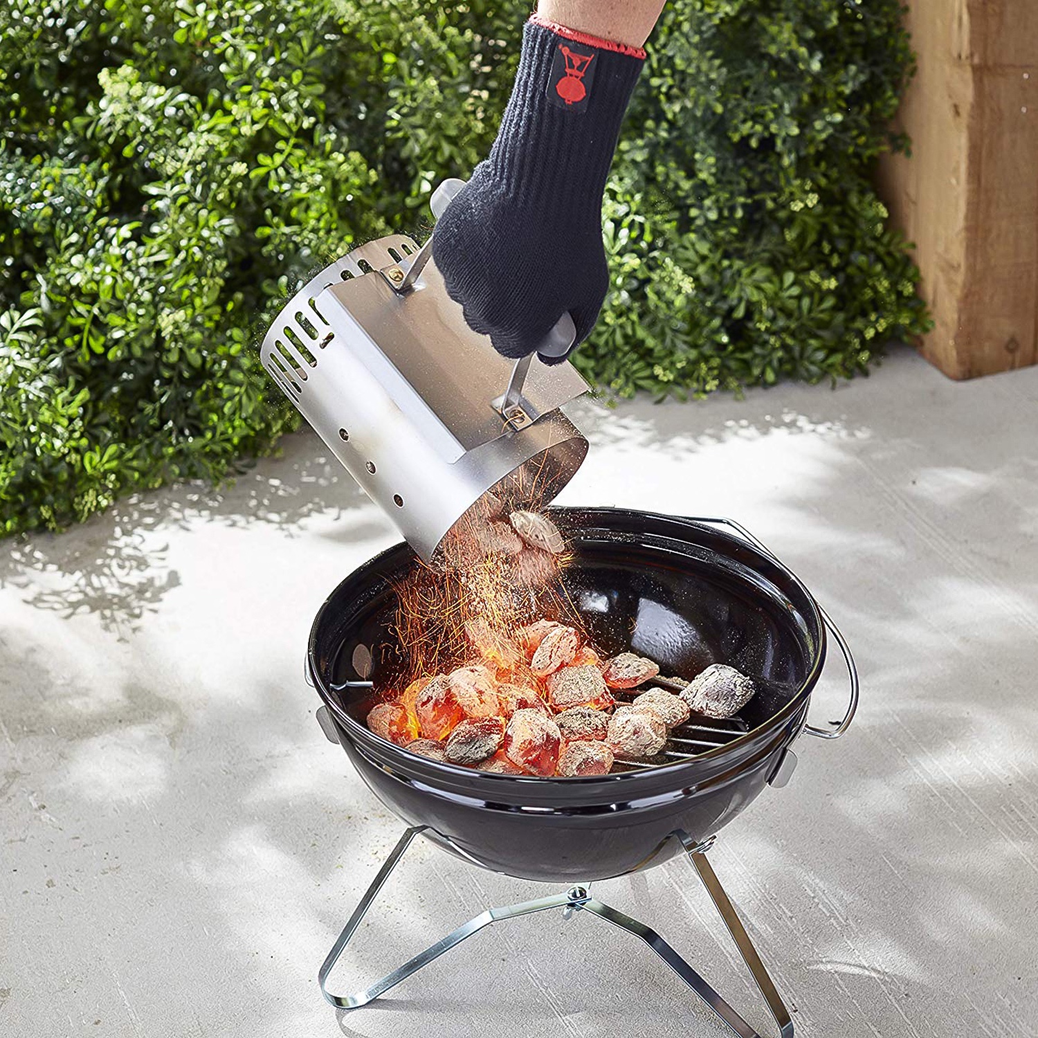 Weber Barbecue Small Chimney Starter (Silver)