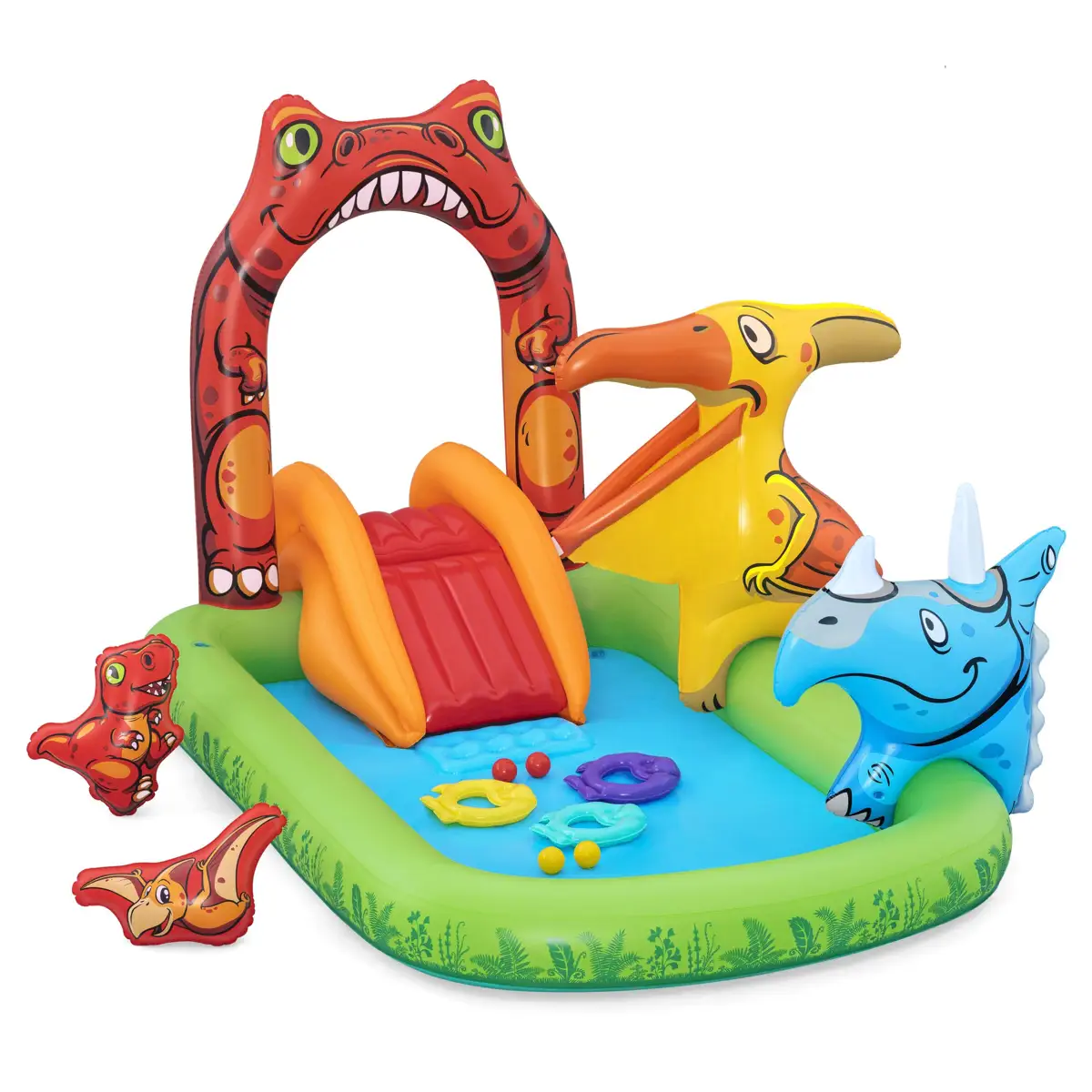 Bestway Jurassic Water Play Center (Multicolor, 2.41 x 1.4 x 1.37 cm)