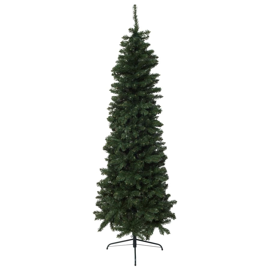 Flocked Artificial Christmas Tree (Green, 210 cm)