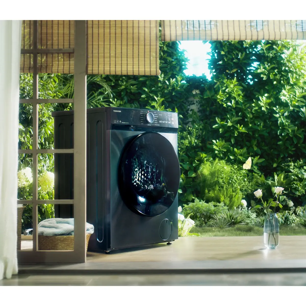Toshiba 8 Kg Freestanding  Front Load Washer, TW-T21BU90UWB(MG) (Grey, 1400 rpm)