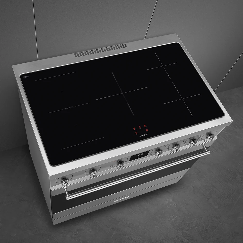 Smeg Classica Aesthetic Free Standing 5-Zone Induction Cooker W/Electric Oven, C9IMX2 (60 x 90 x 90 cm)