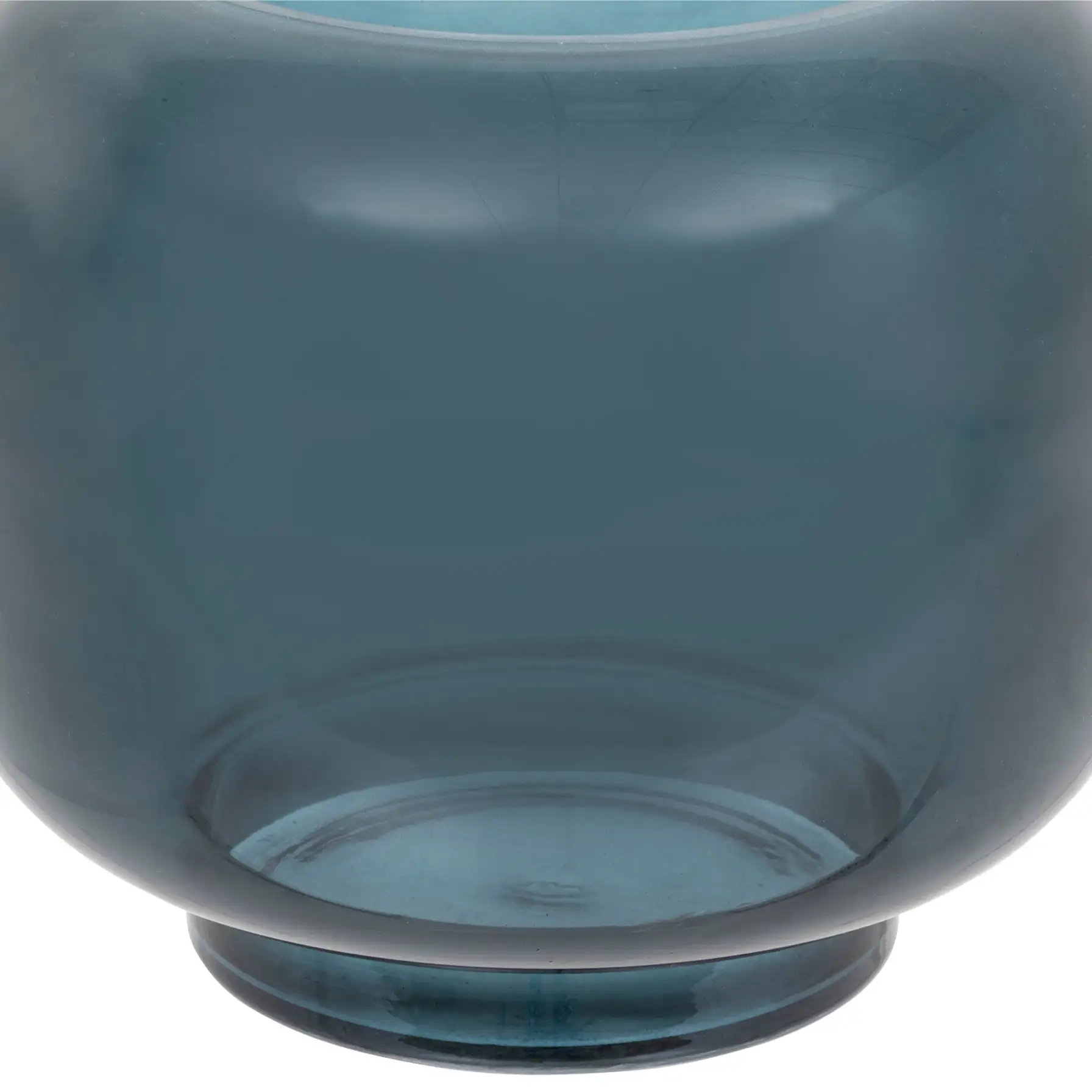Atmosphera Be Vintage Glass Tealight Candle Holder (23 x 20 cm, Duck Blue)