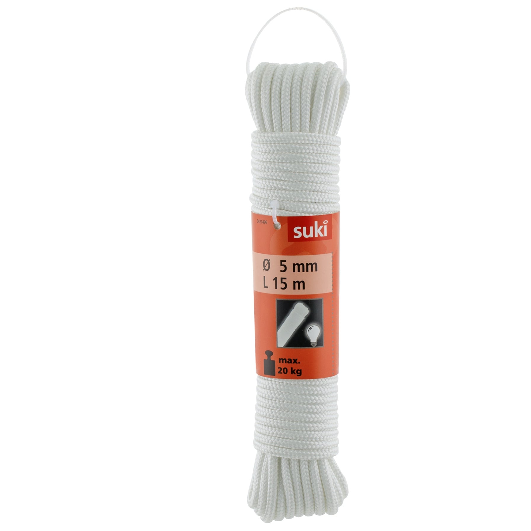 Shop Suki Polyprophylene Reflective Braided Rope (0.48 x 1500 cm, Sold ...