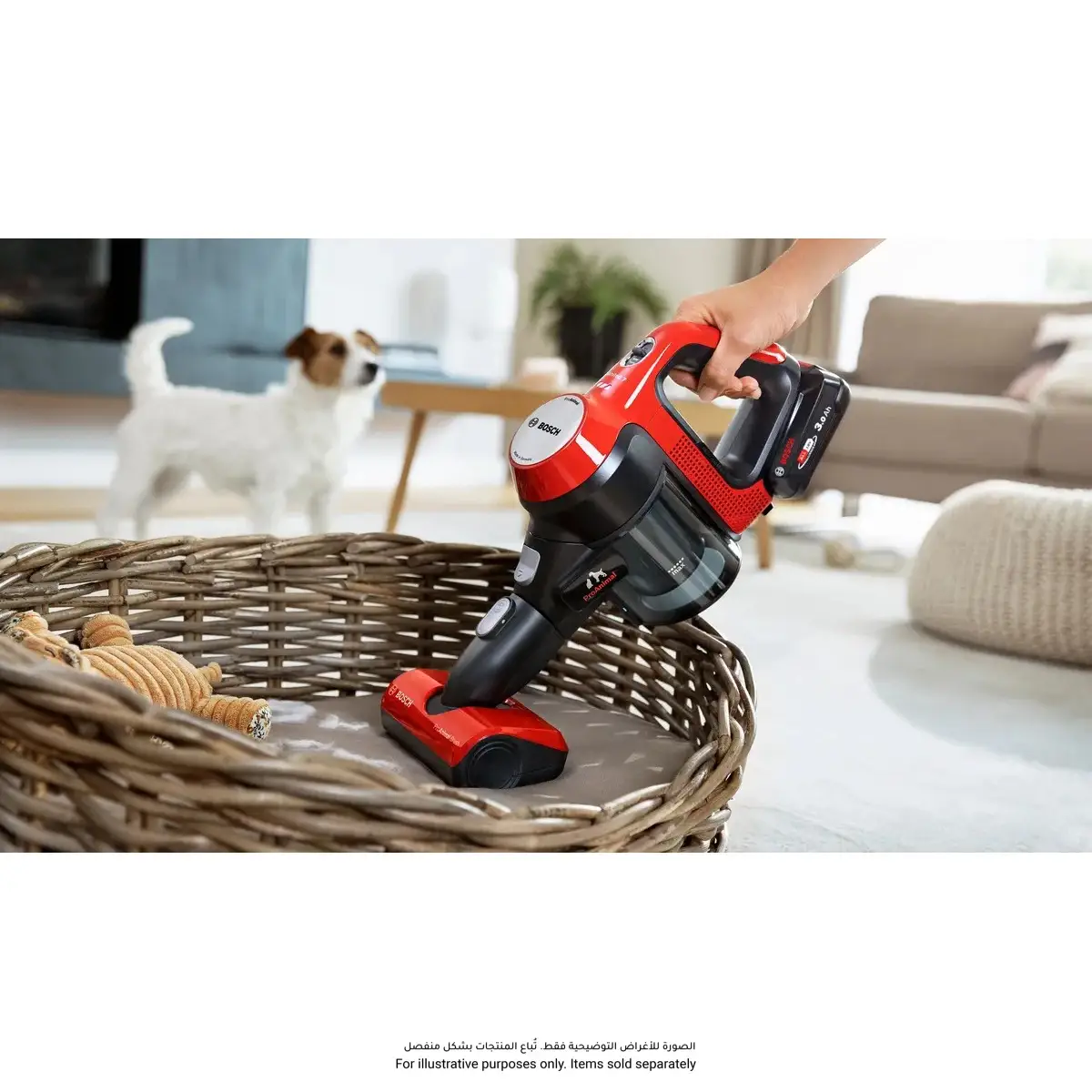 Bosch Unlimited 7 ProAnimal Rechargeable Cordless Stick Vacuum Cleaner, BCS71PETGB (18 V)