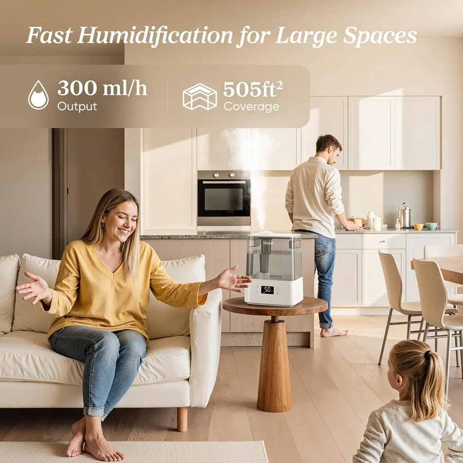 Levoit 300S Smart Humidifier, LUH-A601S-WAE (26 W, 6 L)