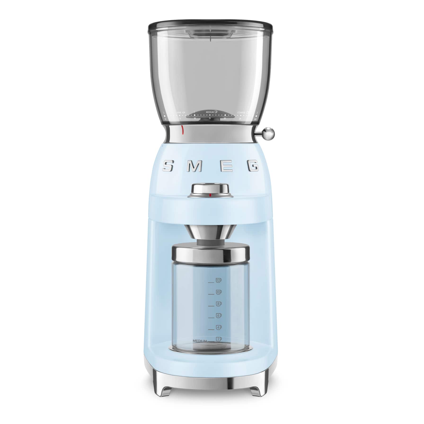 SMEG 50s Retro Style Coffee Grinder, CGF01PBUK (150 W) 