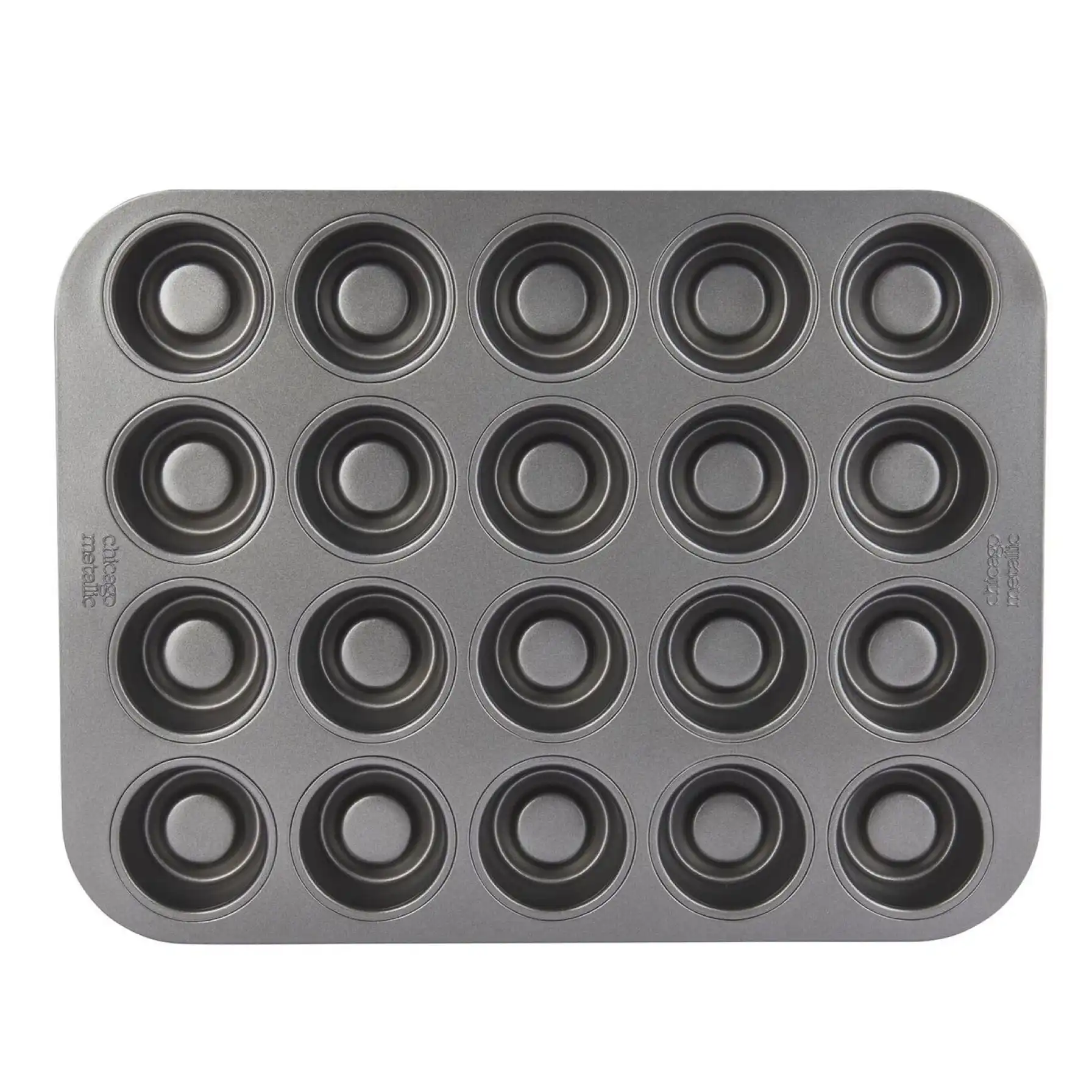 Chicago Metallic 20-Slot Non-Stick Tea Cake Pan