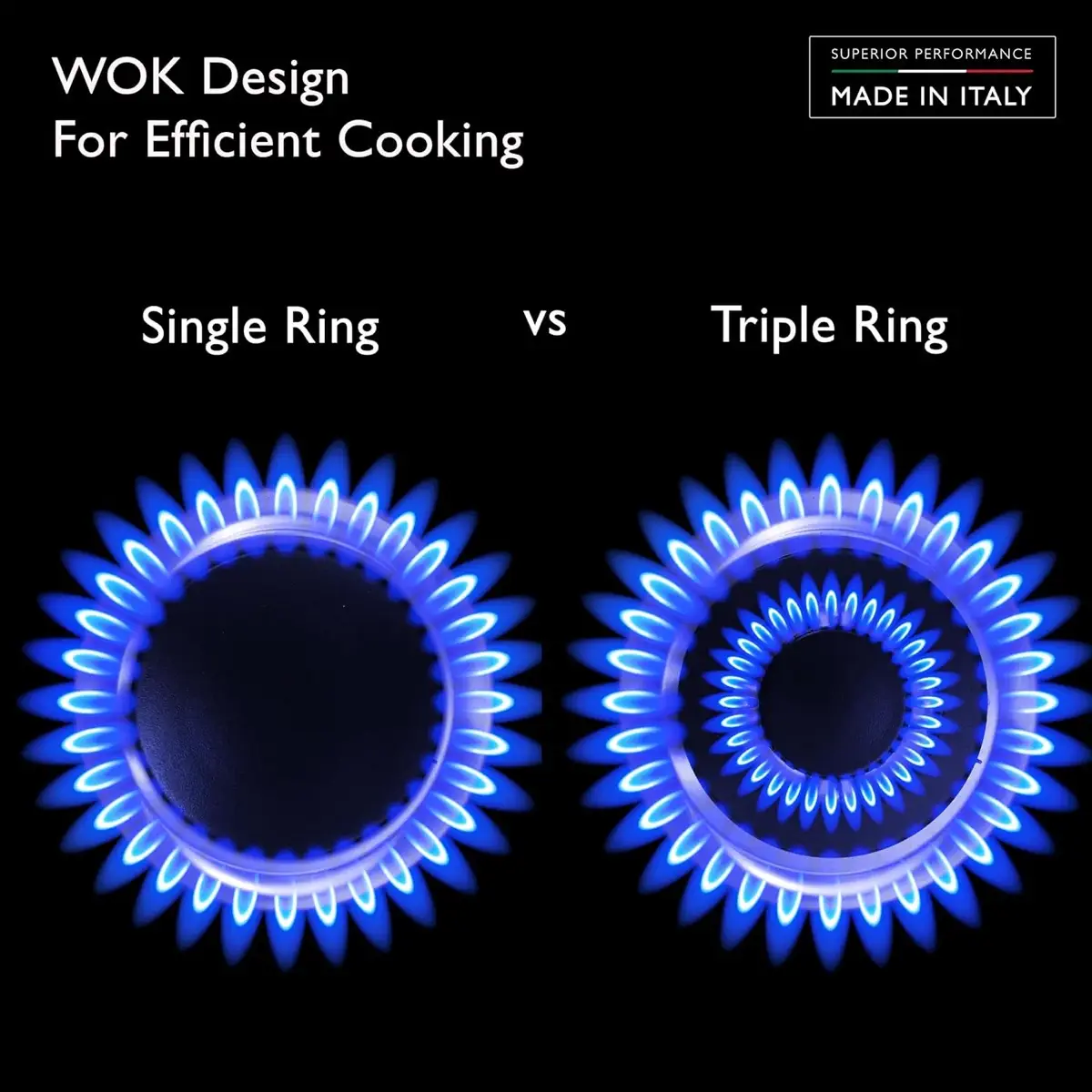 Tecnogas Superiore Freestanding 4-Burner Gas Cooker W/Oven, N3X66G4VC (67 L, ‎60 x 60 x 85 cm)