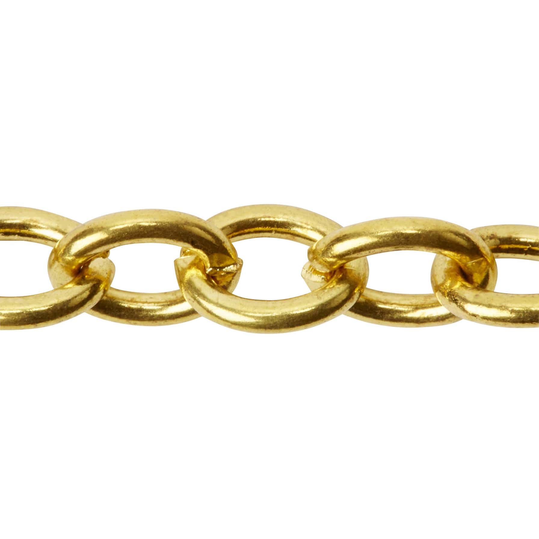 Diall Brass Signalling Chain (1.3 mm x 2.5 m)