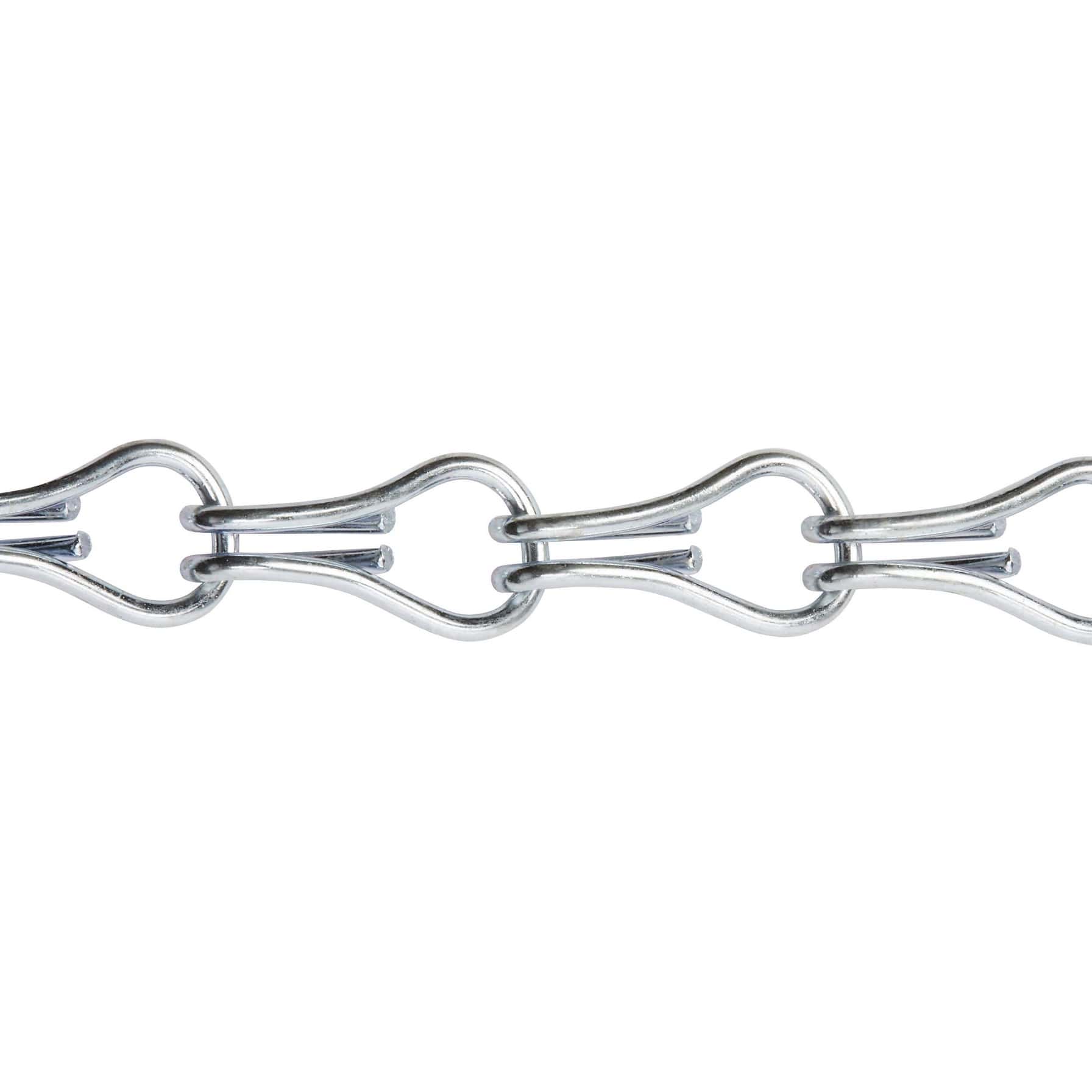 Diall Zinc-Plated Steel Double Twist Signalling Chain (2 mm x 2.5 m)