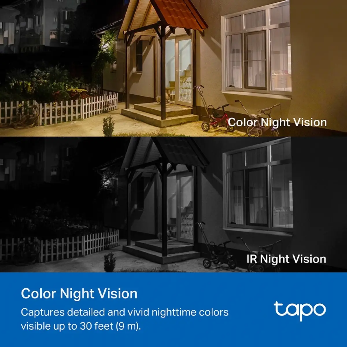 Tapo Smart Indoor/Outdoor Security Camera Pack, C410 (4 Pc.)