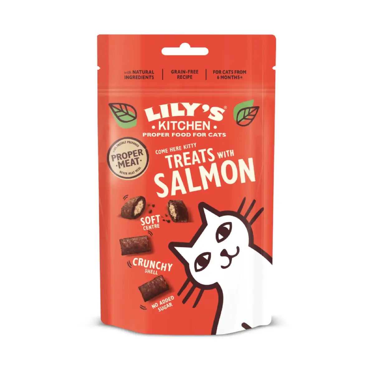 Lily's Kitchen Salmon Pillow Cat Treats (60 g)