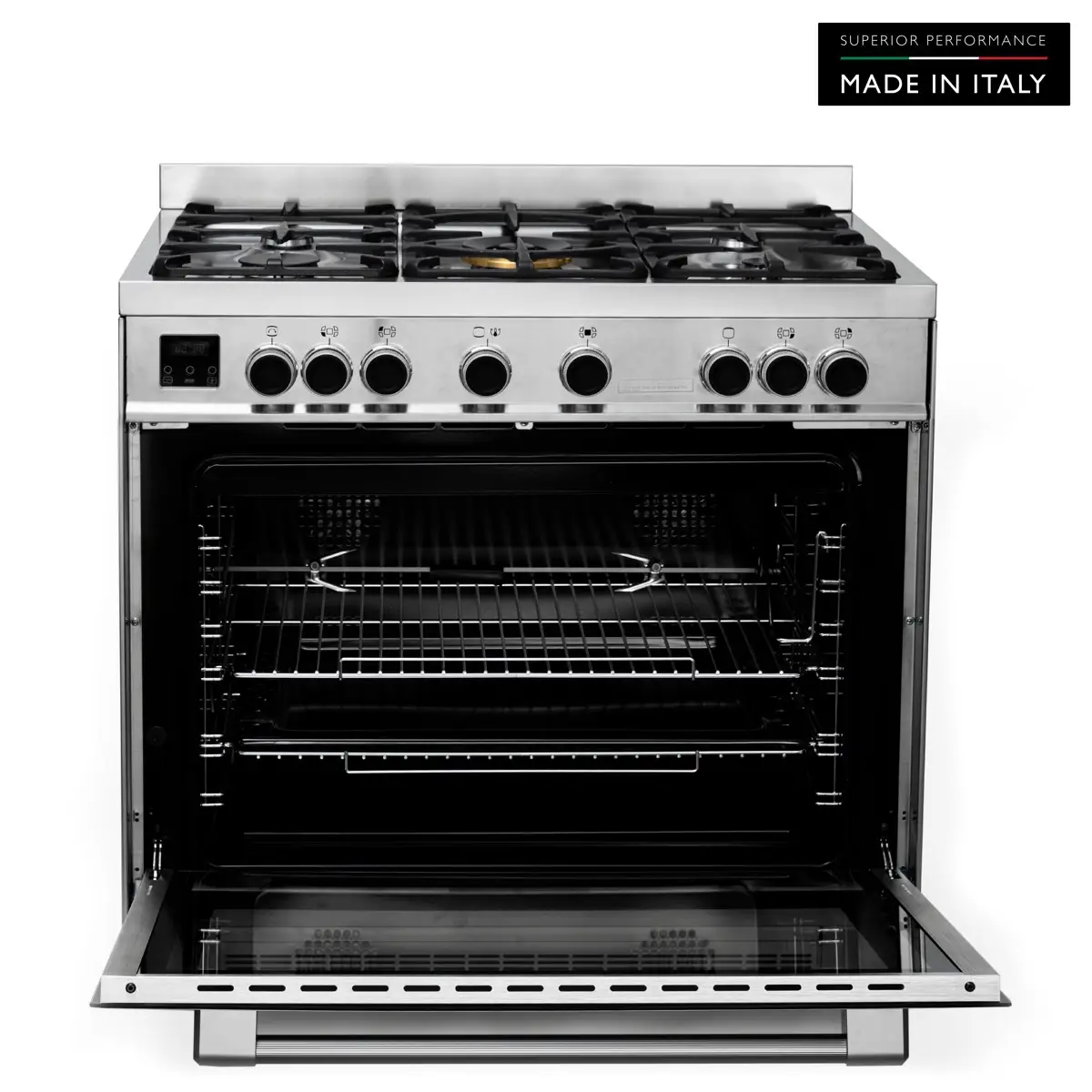 Tecnogas Superiore Freestanding 5-Burner Gas Cooker W/Oven, NG170X96G5VC (170 L, ‎60 x 90 x 85 cm)