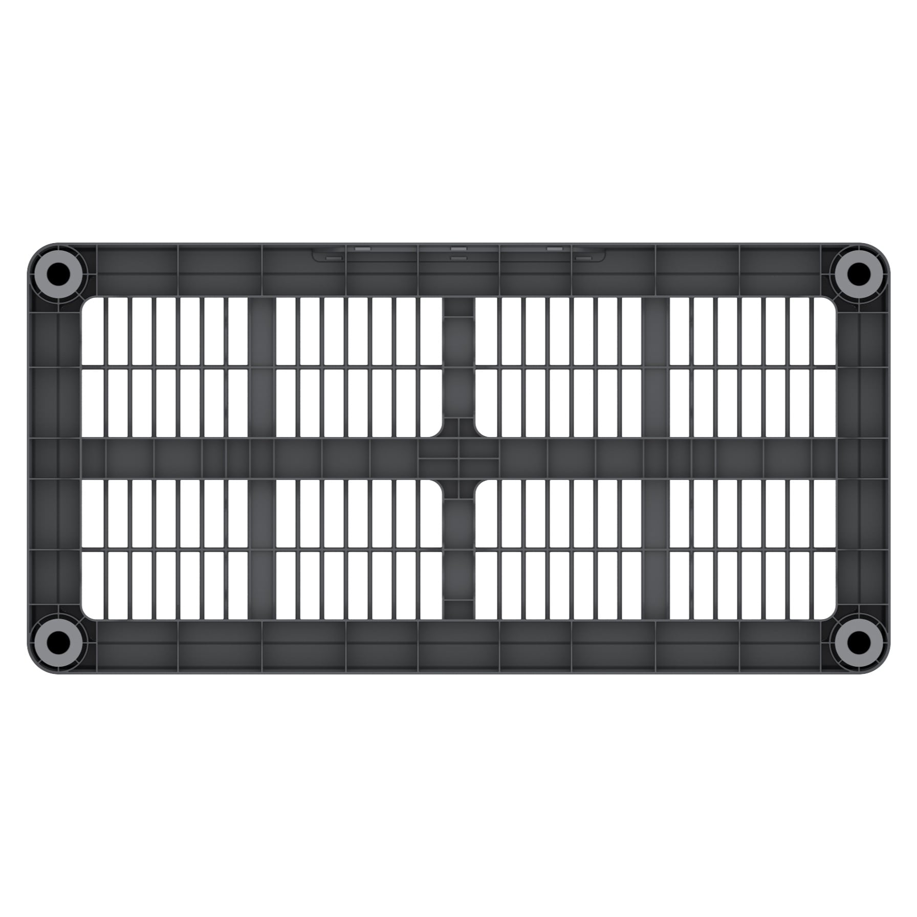 Cosmoplast Plastic 3-Tier Shelving Rack (90 x 45 x 98 cm)