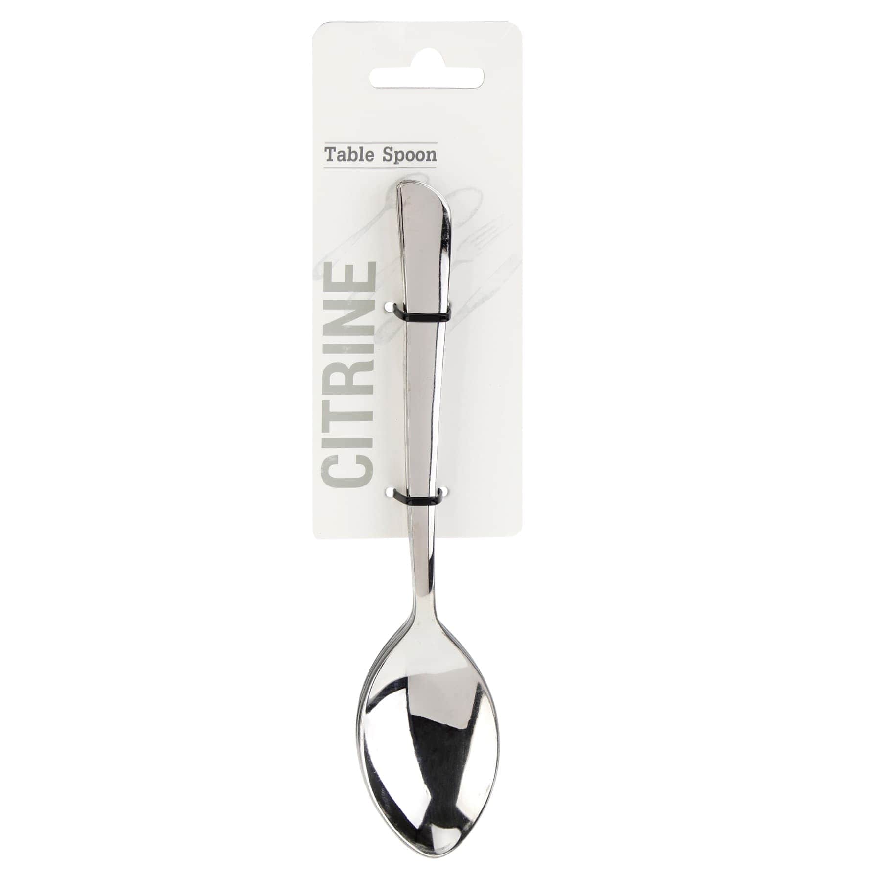 Citrine Stainless Steel Table Spoon Pack (6 Pc.)