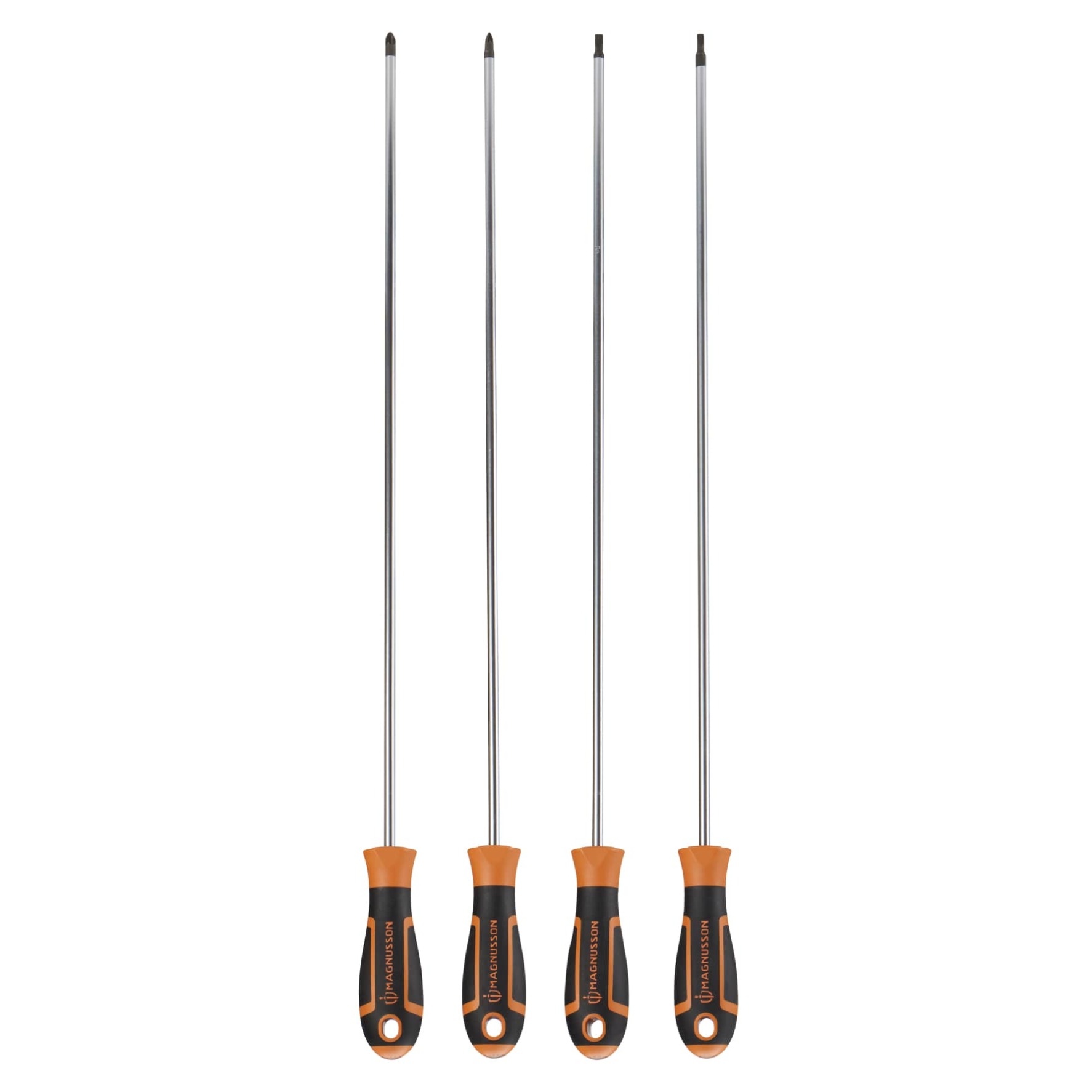 Magnusson Long Reach Screwdriver Set, SCS18 (4 Pc.)