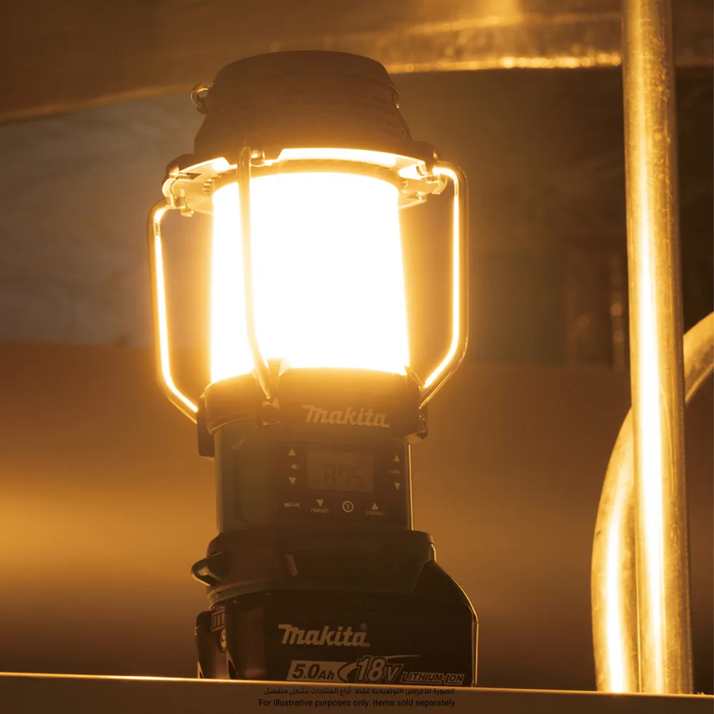 Makita Cordless Radio W/Lantern, DMR055 (18 V)