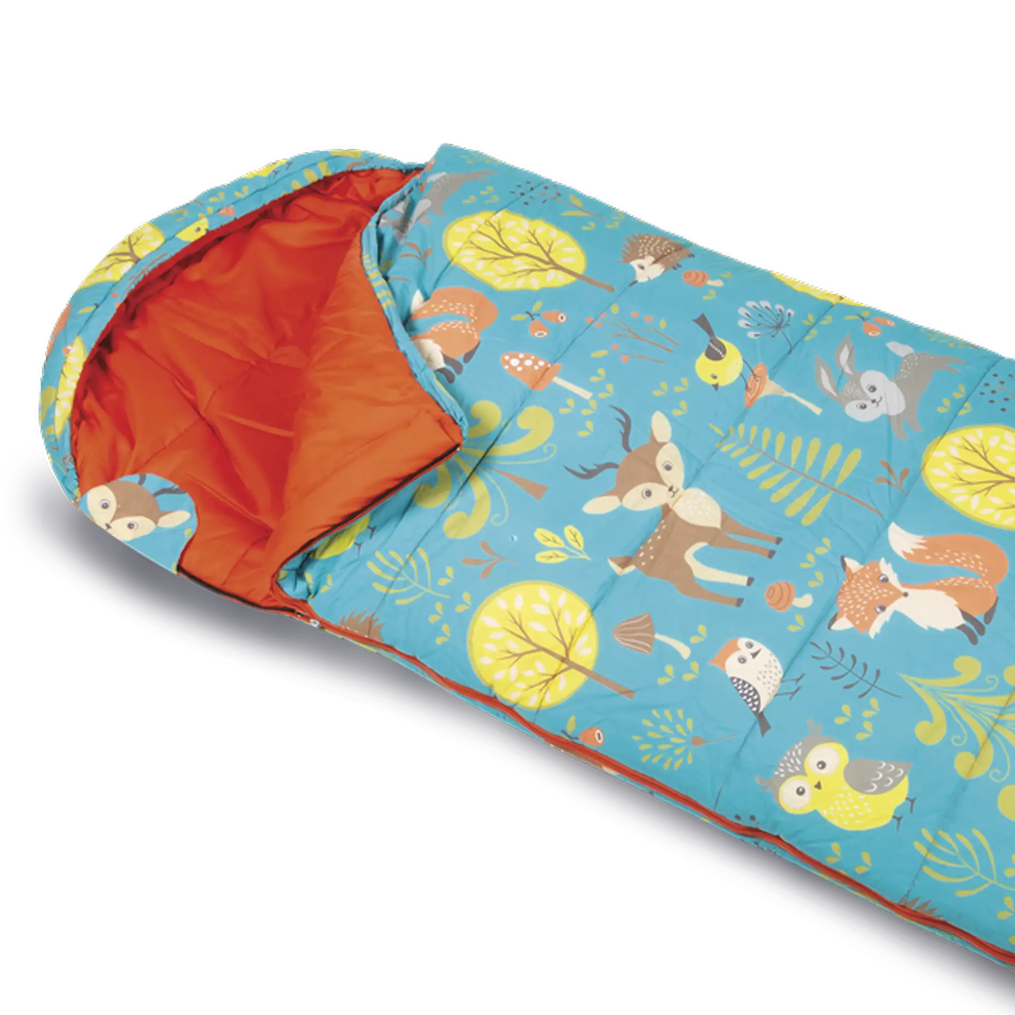 Dometic Kampa Woodland Creatures Children's Sleeping Bag (17.5 x 1 x 70 cm)