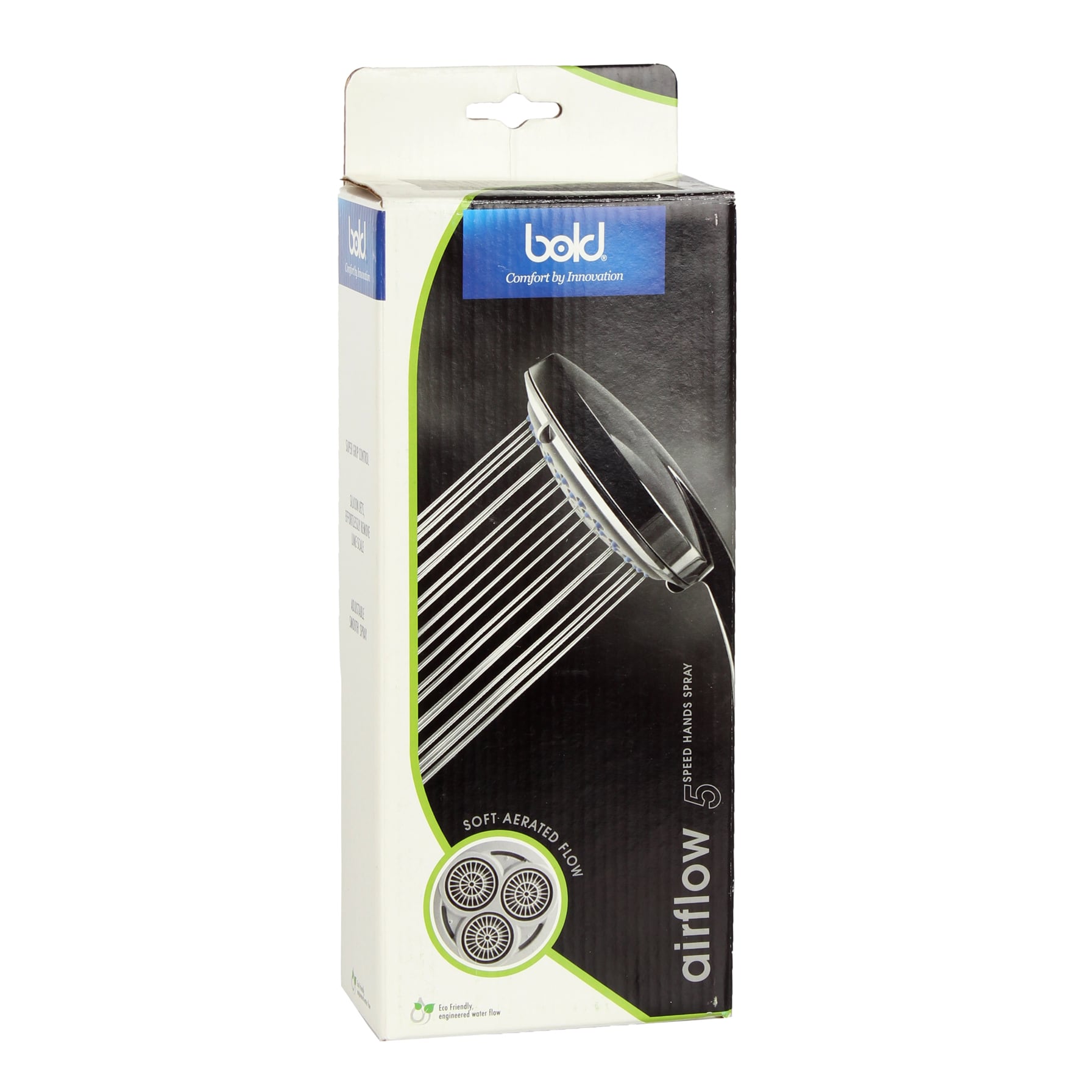 Bold Air Flow Shower Head Box Pack