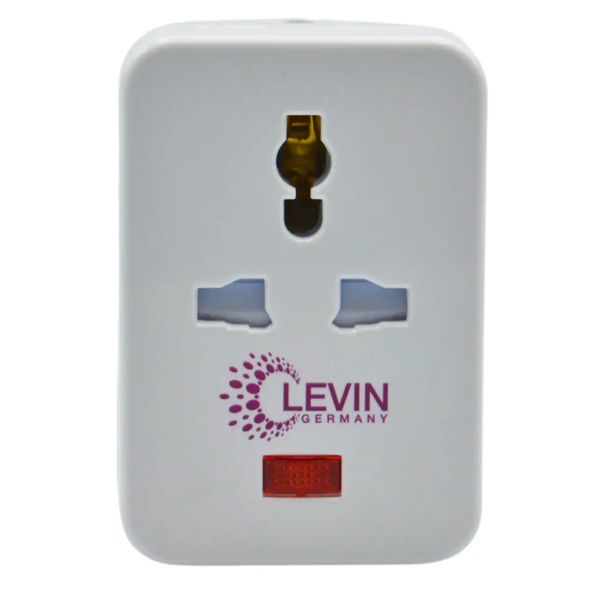 Levin 3-Way Multi-Plug Adapter W/Neon, 368M