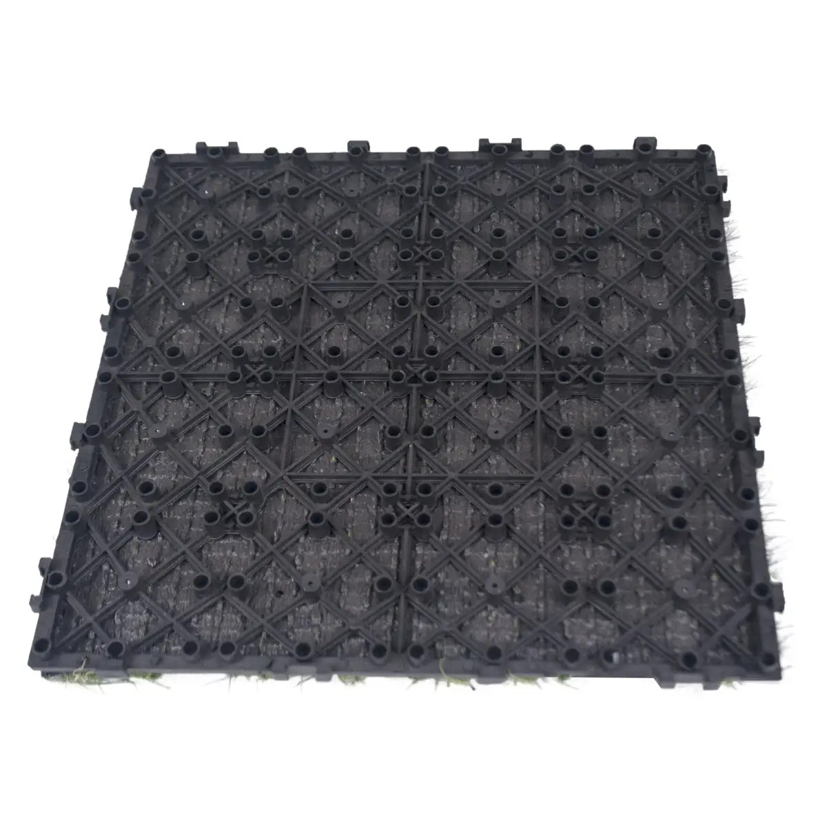 Artifical Grass Floor Decking Tiles (Green,30 x 30 x 2 cm, 11 Pc.)