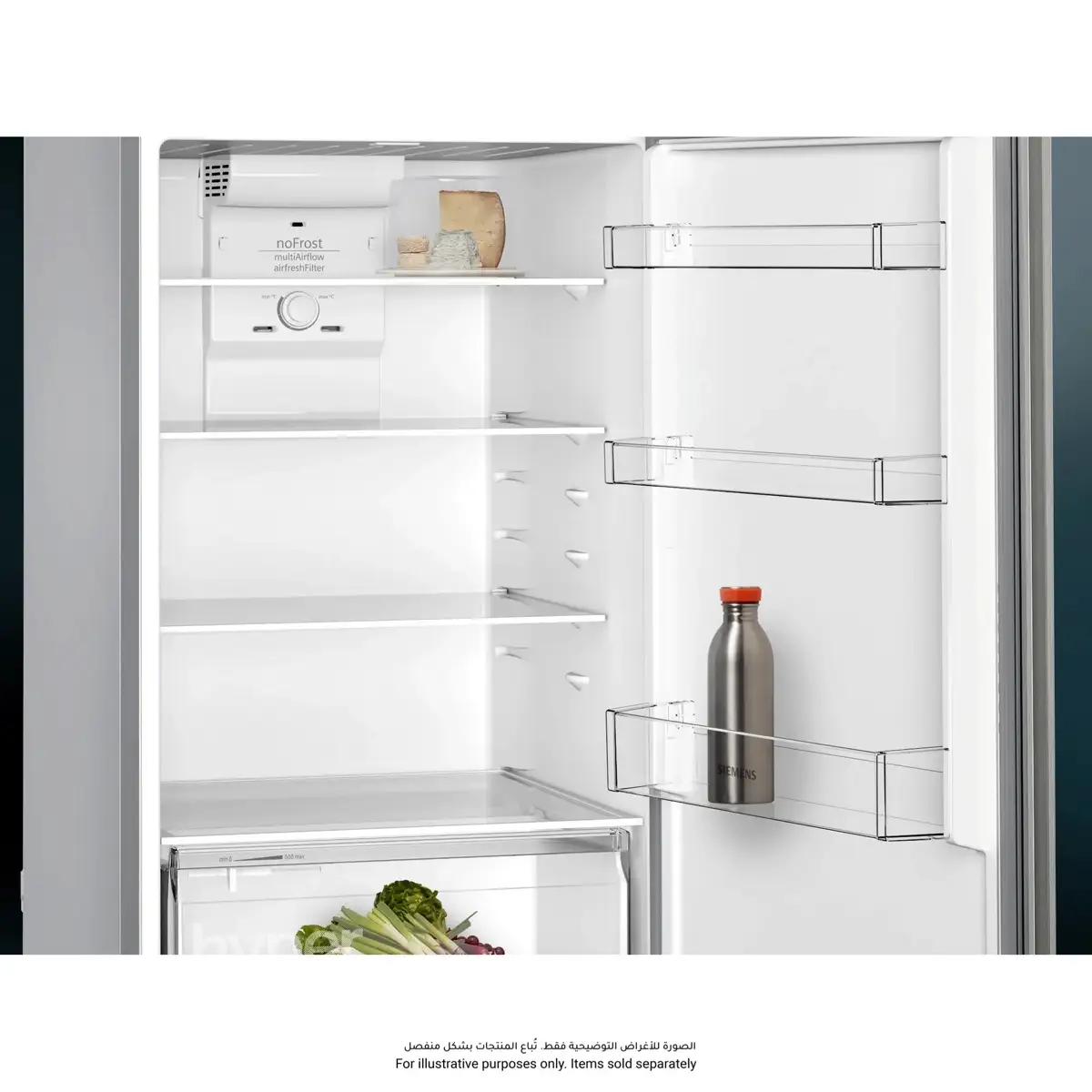 Siemens IQ300 Freestanding Top Mount Refrigerator, KD55NNLE0M (485 L)