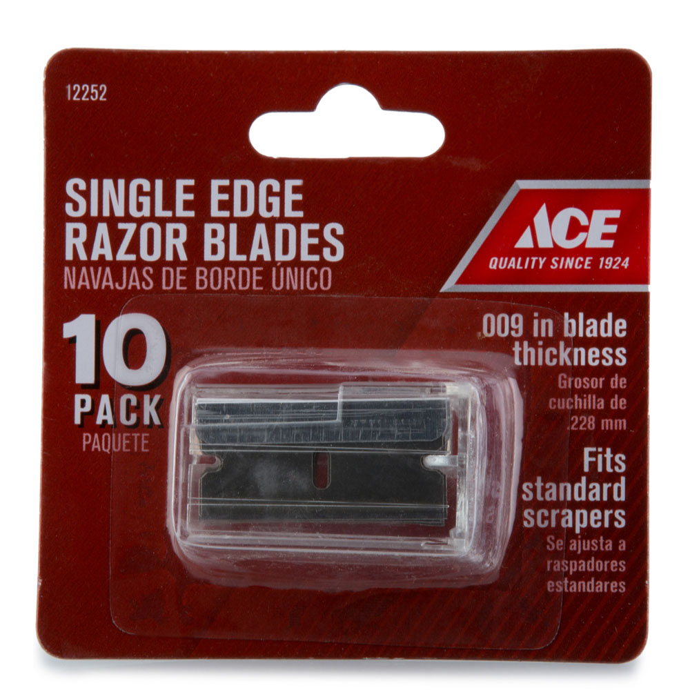 ACE Single Edge Razor Blades (Pack of 10)