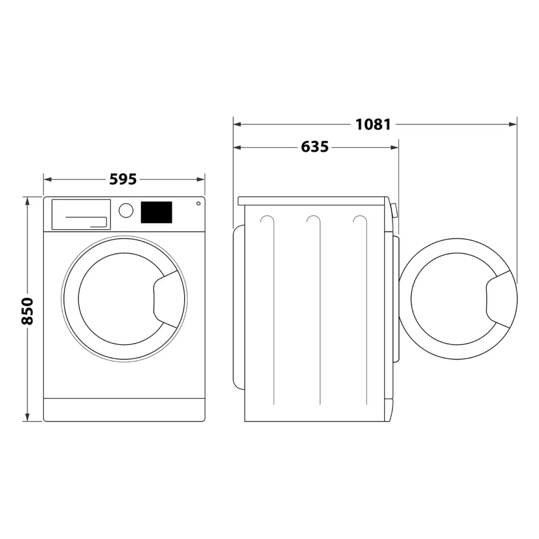 Whirlpool 10 Kg Freestanding Front Load Washing Machine, FFD10449SBCVGC (1400 rpm)