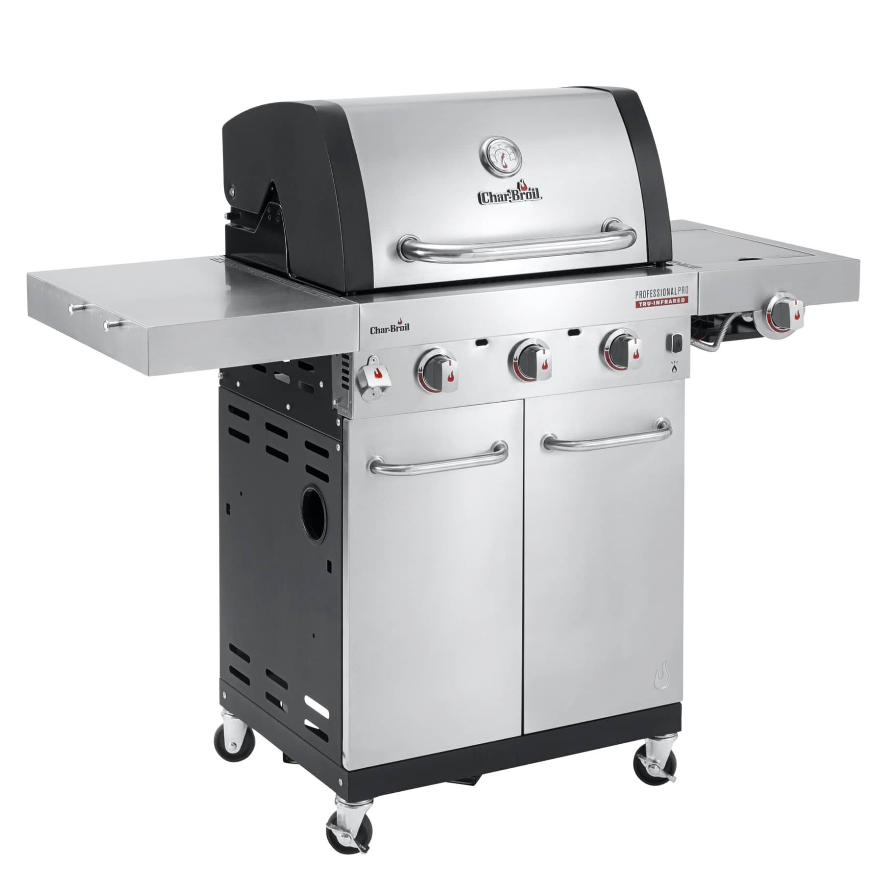 Char-Broil Tru-Infrared PRO 3-Burner Gas Grill W/Searing Burner Cabinet, 468963021 (54 x 134 x 120.9 cm)