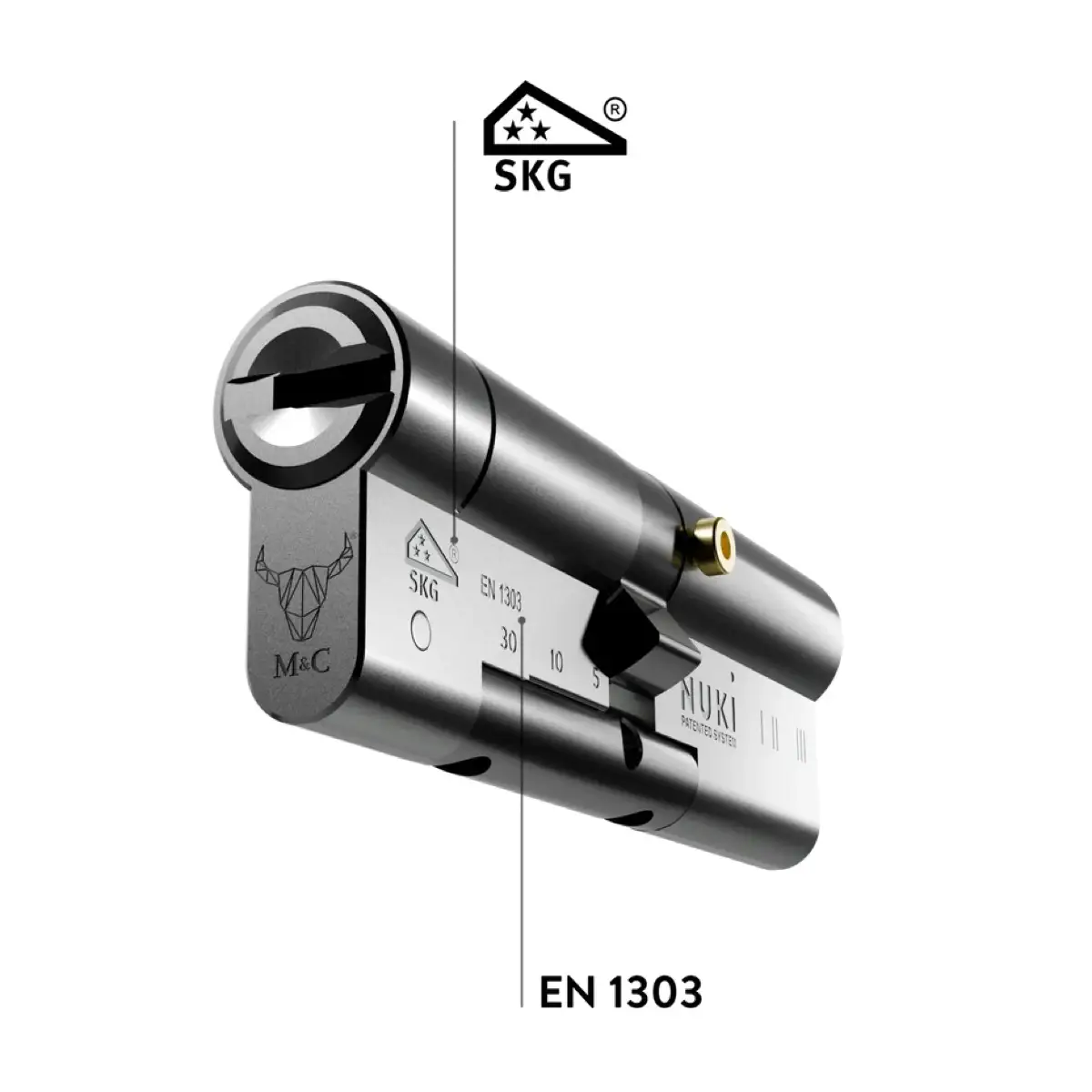 Nuki Universal 2nd Generation Cylinder For Smart Lock