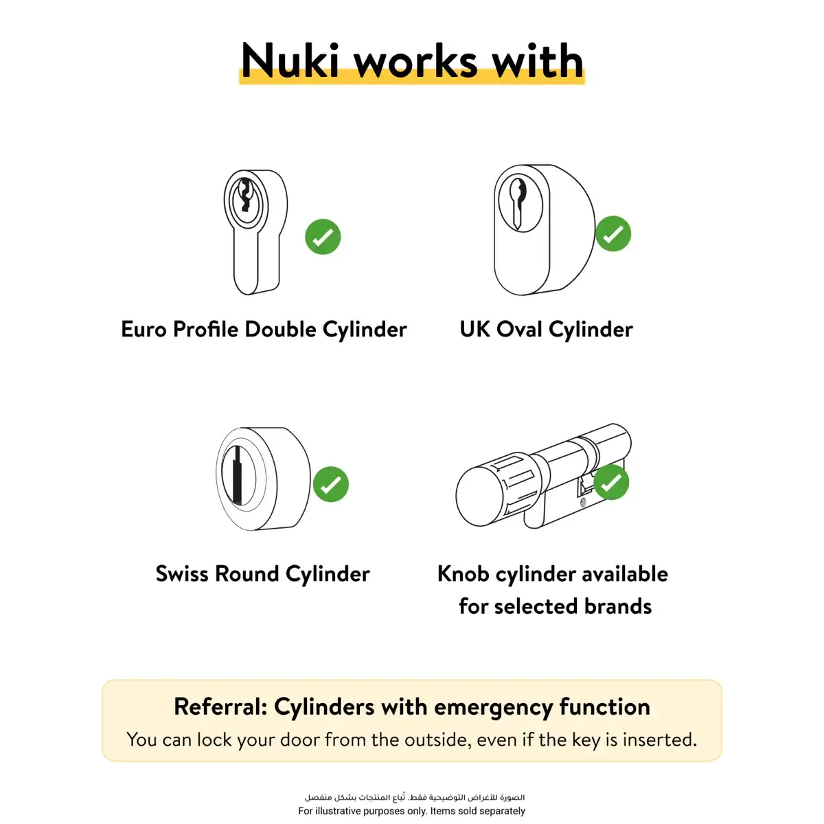 Nuki Smart Lock 4th Generation (11 x 6 x 6 cm)