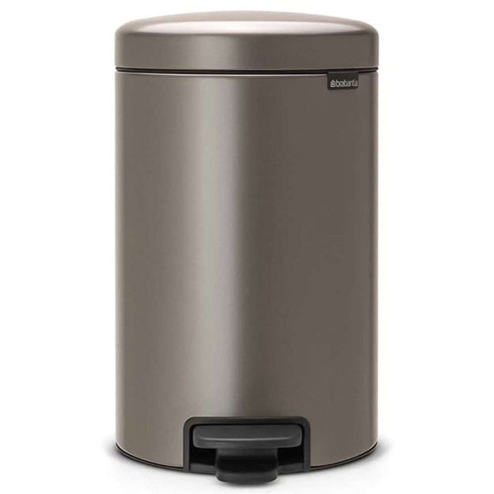 Brabantia NewIcon Pedal Bin (34 x 25 x 41 cm, Platinum)