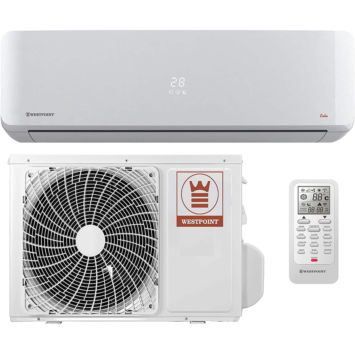 Westpoint Split Air Conditioner, WSN-1817TYA (1.5 Ton)