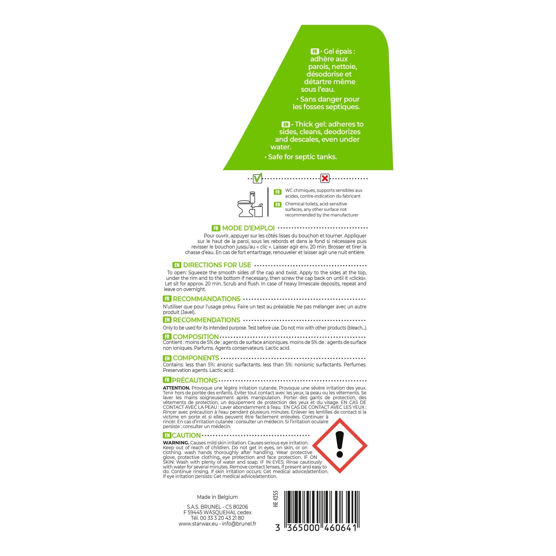 Starwax Toilet Descaler (750 ml)