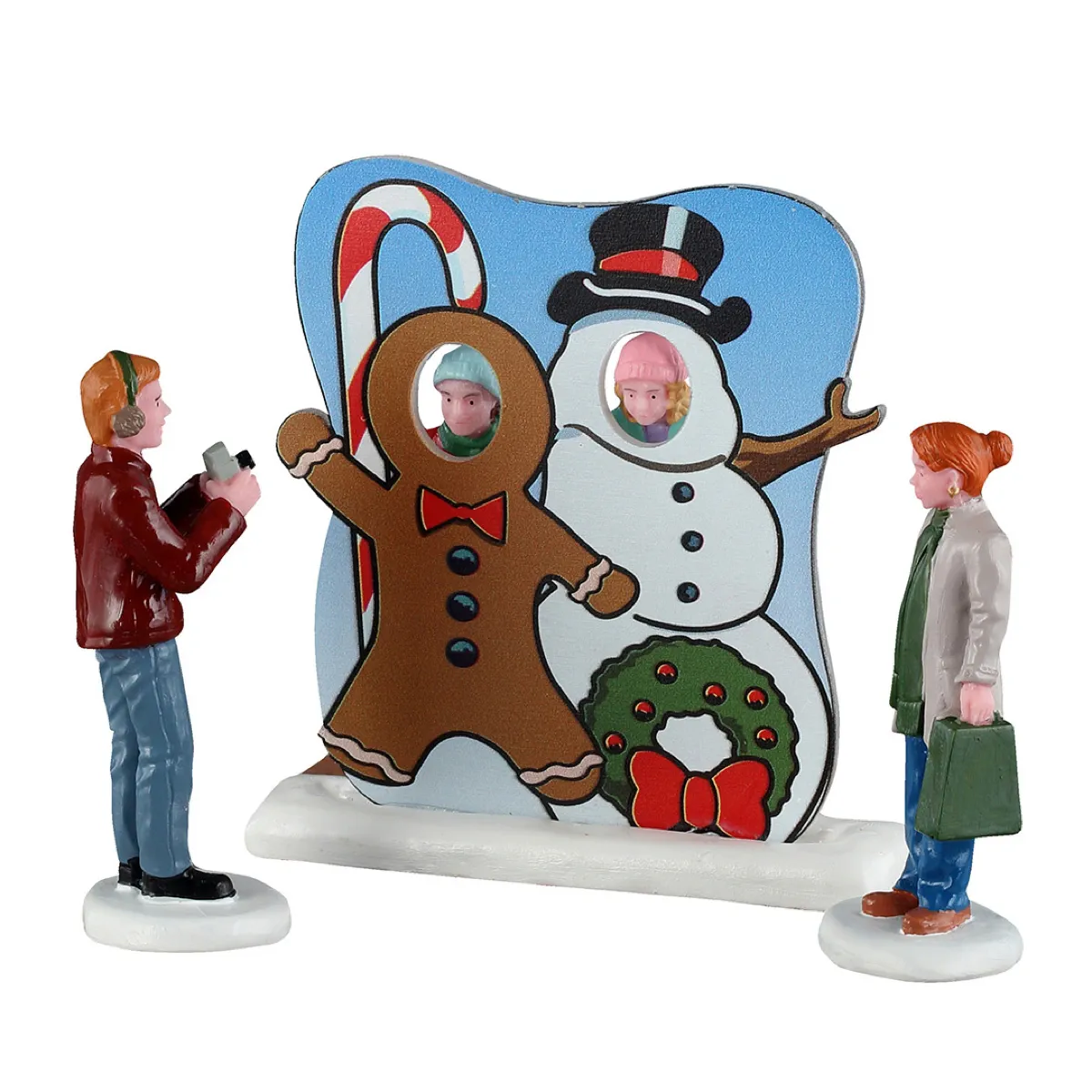 Lemax Frosty Photo Set (Multicolor, L 12.7 x W 3.7 x H 8.3 cm, 3 Pc.)
