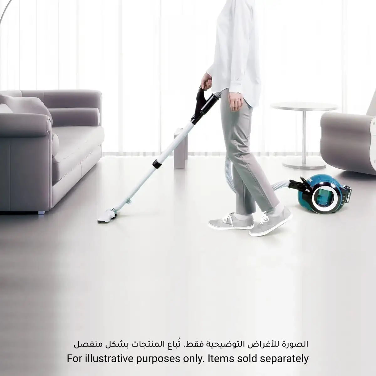 مكنسة كهربائية لاسلكية ماكيتا سايكلون DCL501Z (18 فولت)