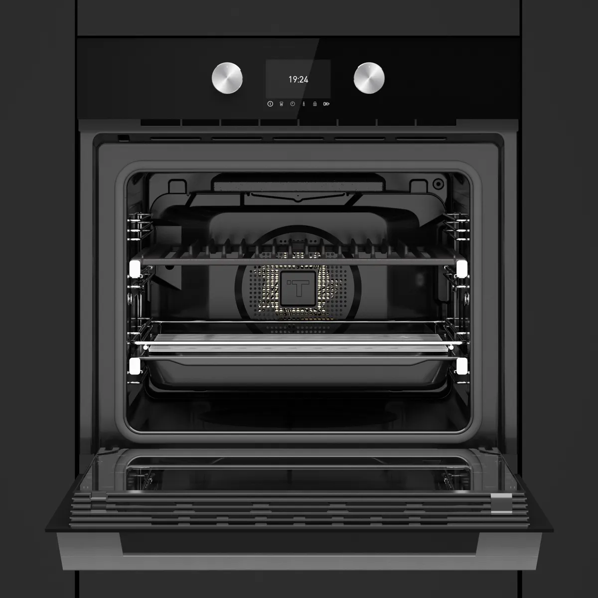 Teka Multifunction Pyrolytic Oven W/Special Grill & Cast Iron Grid for Steaks (71 L)