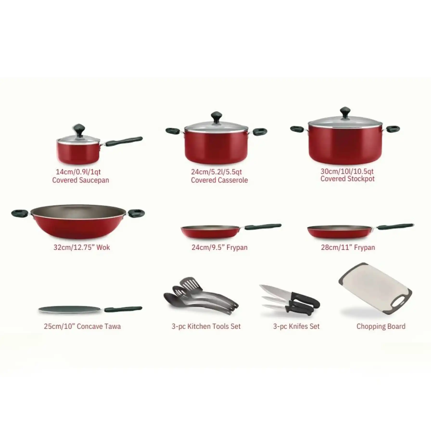 Prestige Classique Cooking Set (17 Pc.)