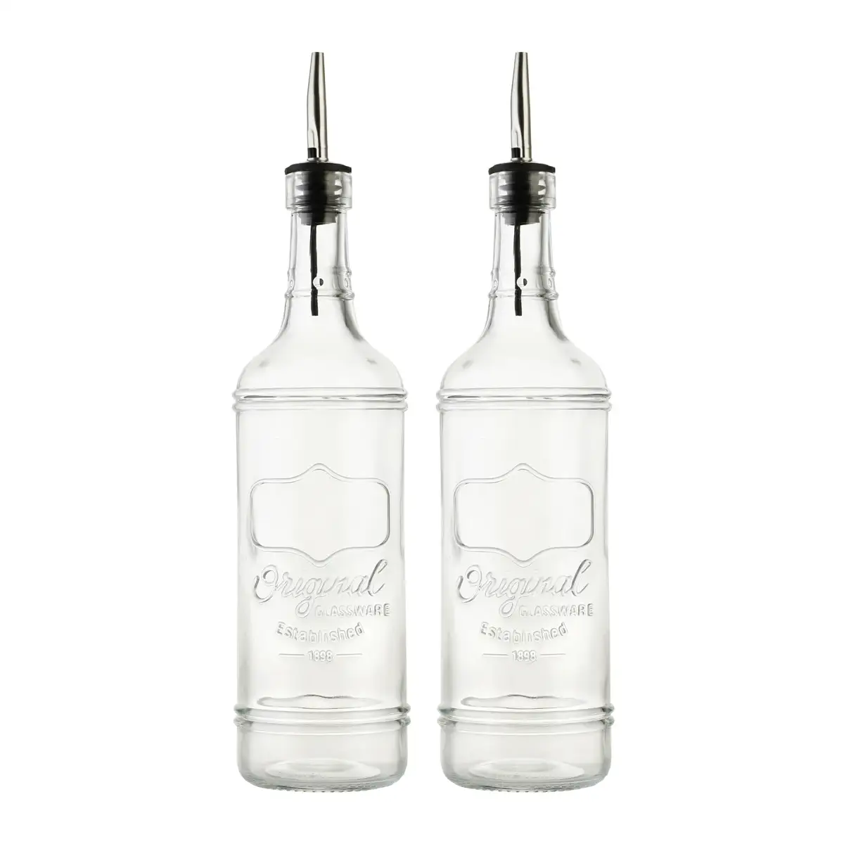 La Maison Glass Oil & Vinegar Bottle Set (750 ml)