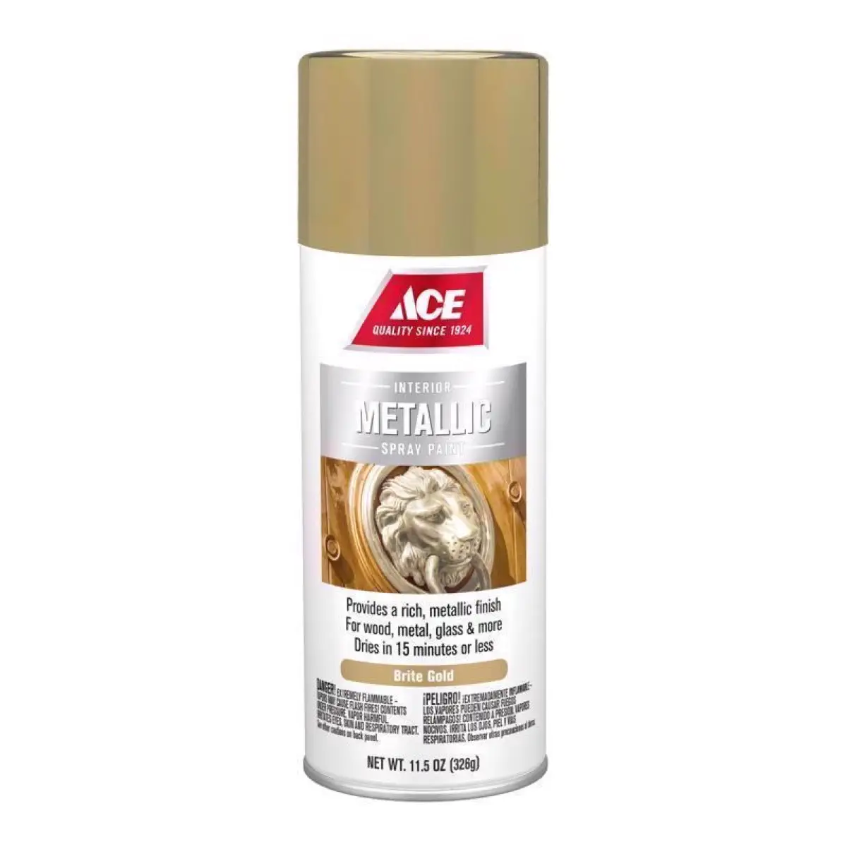 Ace Metallic Brite Gold Spray Paint 326g