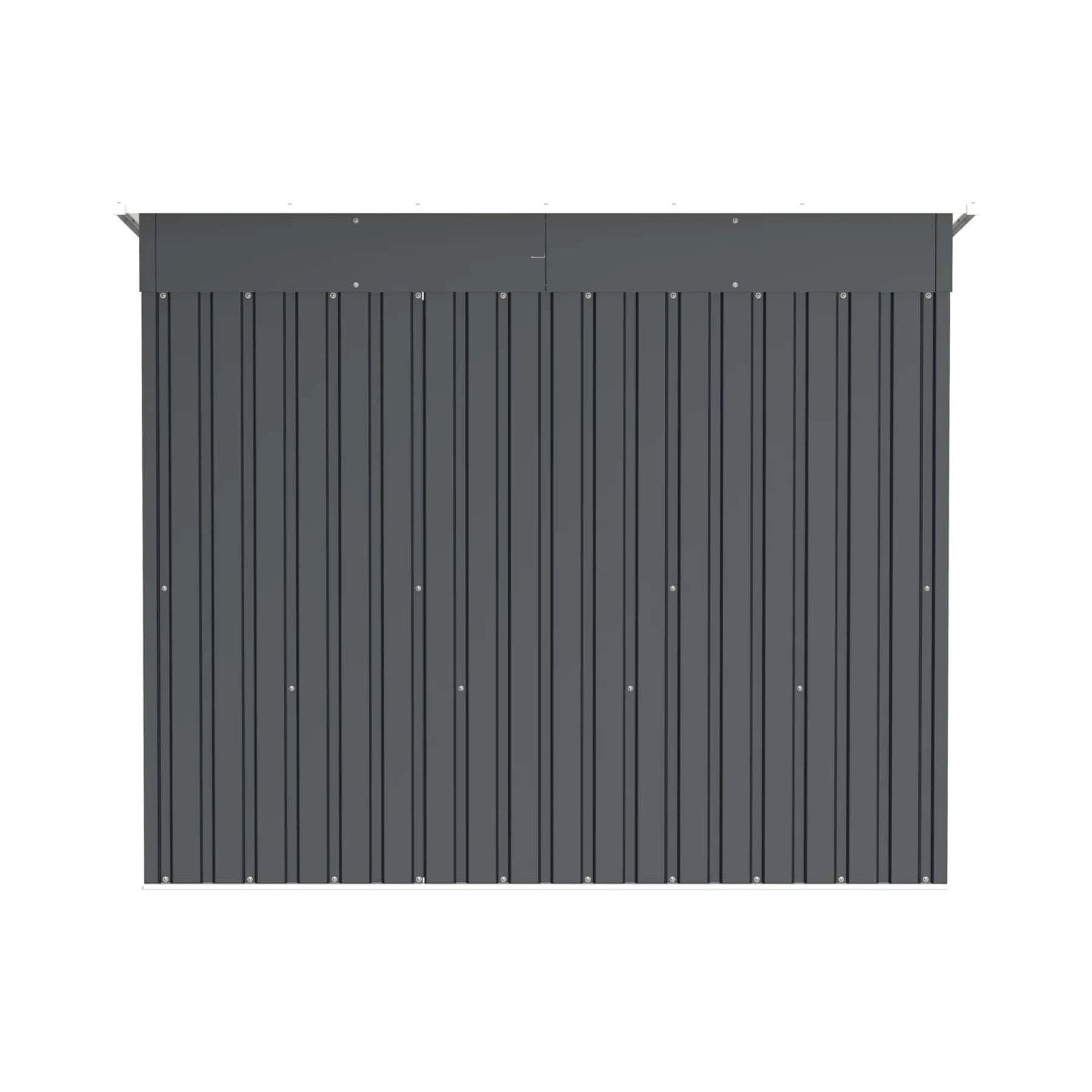 Cosmoplast Steel Bike Shed W/Racks (203 x 202 x 162.5 cm, Anthracite)