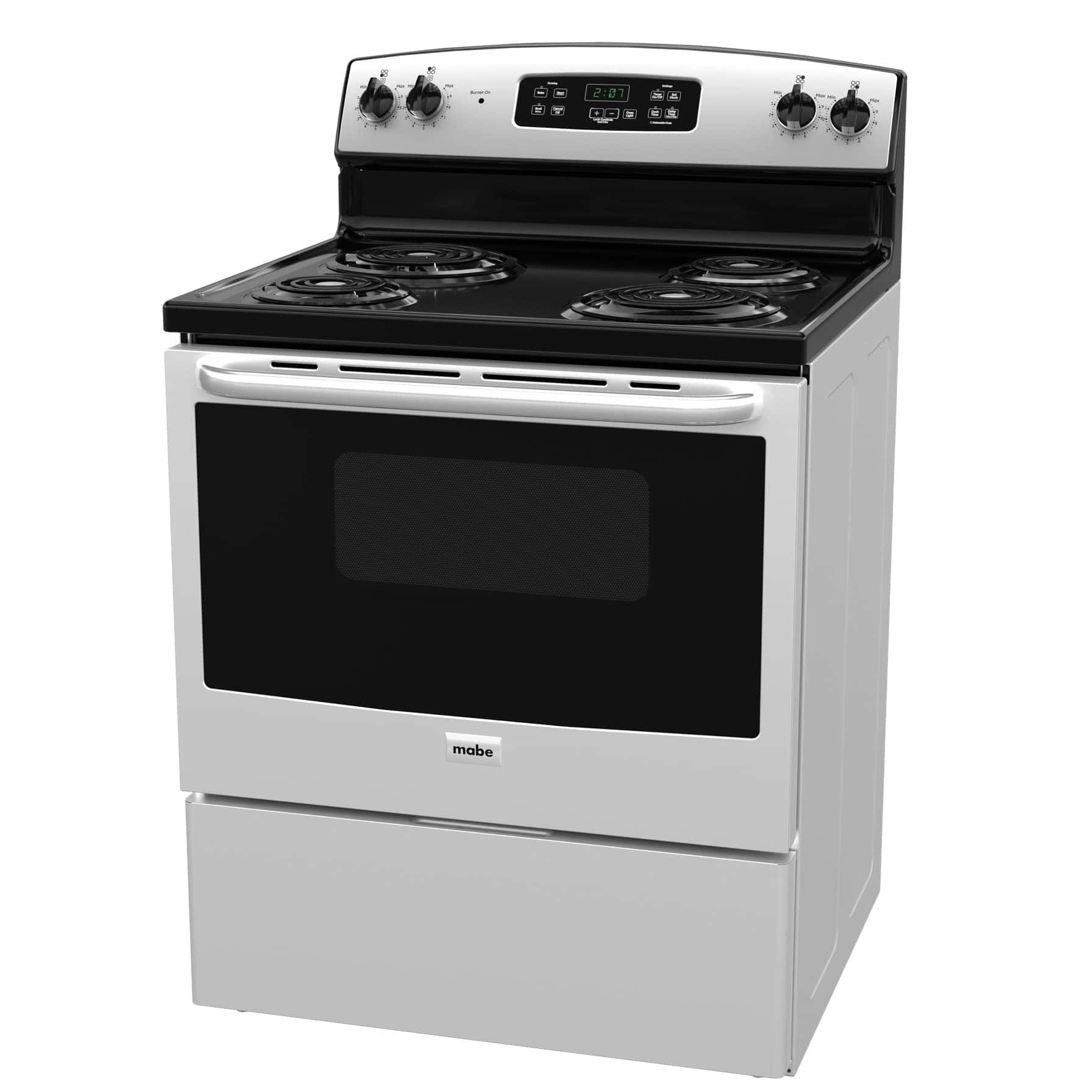 Mabe Freestanding 4-Burner Electric Coil Cooker, EML27NXF0 (73 x 75.7 x 119.4 cm)