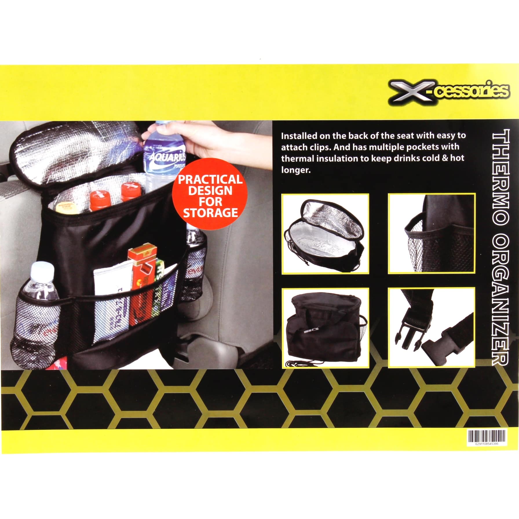 Xcessories Insulated Thermo Car Back Seat Organizer