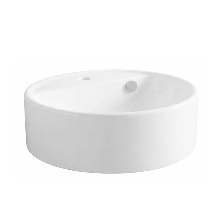 Bold Techno Semi Recessed Wash Basin (43.5 x 43.5 x 18 cm, White)