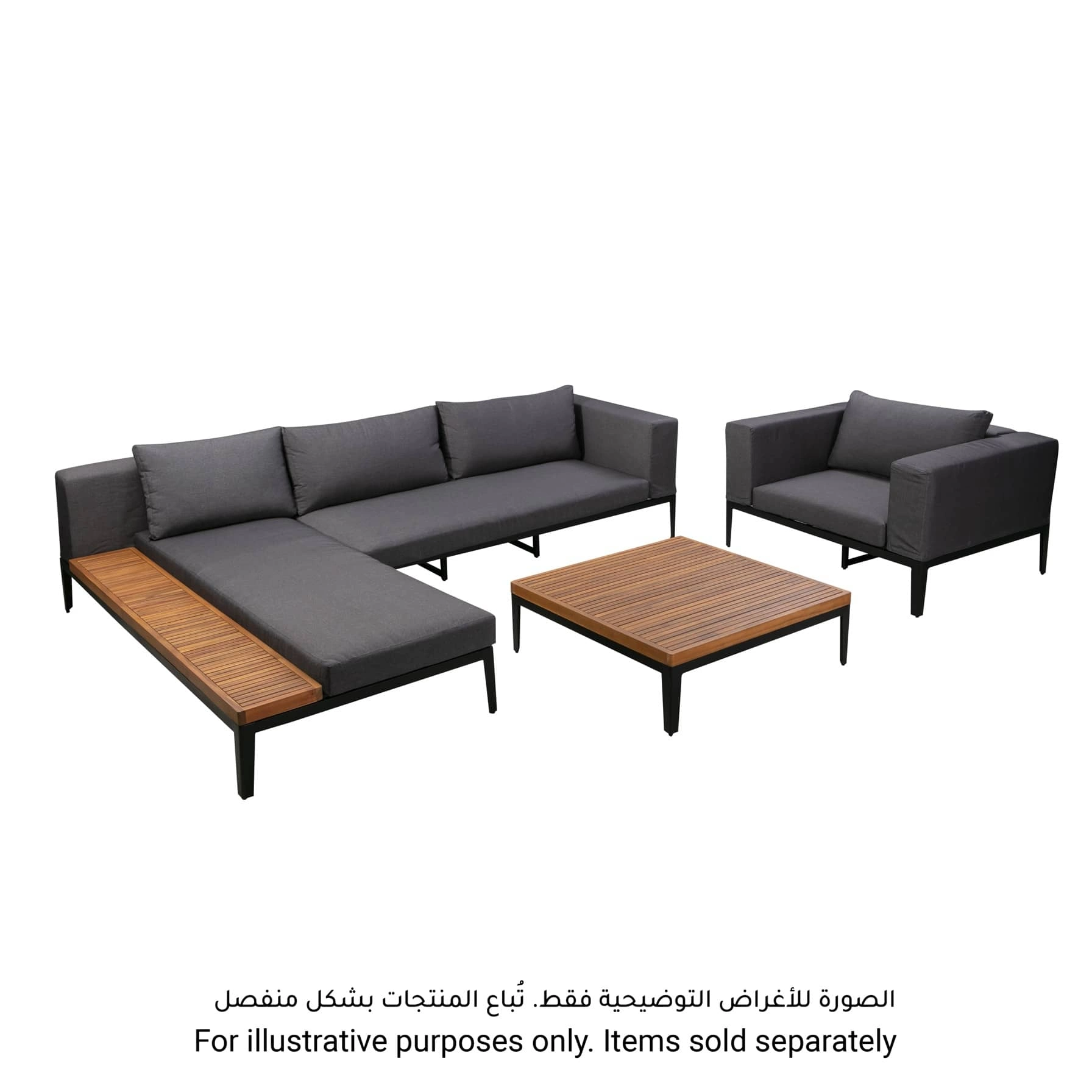Aruba Deluxe Aluminium Armchair W/Cushion Generic (130 x 100 x 72 cm)